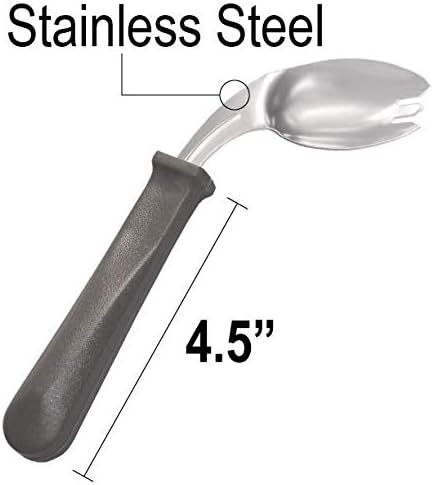 Rehabilitation Advantage Left Handed Grip Easy Offset Spork