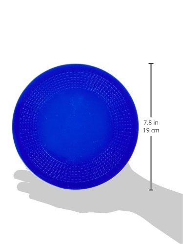 Dycem Non-Slip Mat, Ideal Daily Living Aid for Independent Living and Caregivers, Designed to Address Stabilization and Gripping Problems Found Around the Home, Blue Textured Pad 7-1/2" Diameter x 1/8"
