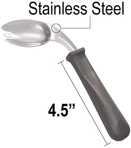 Rehabilitation Advantage Right Handed Grip Easy Offset Spork