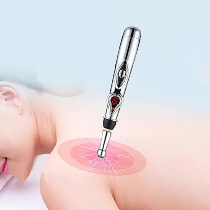 Acupuncture Pen, Electronic Acupuncture Pen, 5 in 1 Electronic Massage Pen, Acupuncture Machine Meridian Pen for Muscle Healing, Pain Relief