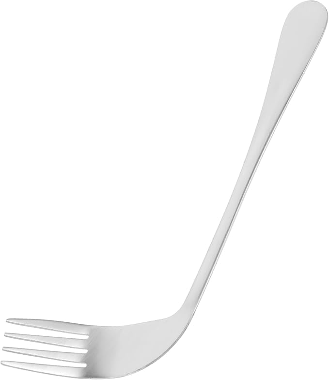 KOMBIUDA Boys and Girls Fork Angled Eating Fork for Elderly Patients Adaptive Utensils