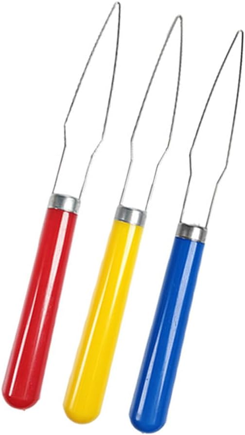 3 Pieces Button Hook Grip Button Hook Helper Shirt Button Hook Shirt Button Helper Zipper Puller One Hand Button Aid Tool Button Hook Assist Device Tool with Plastic Handle, Multicolor