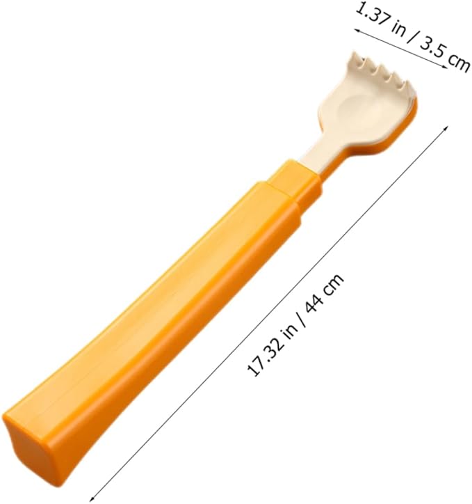 Telescoping Back Scratcher for Easy Itch Relief Portable Scratching Tool for Hard Reach Areas Lightweight Handheld Massage Device for Seniors and Disabled Users
