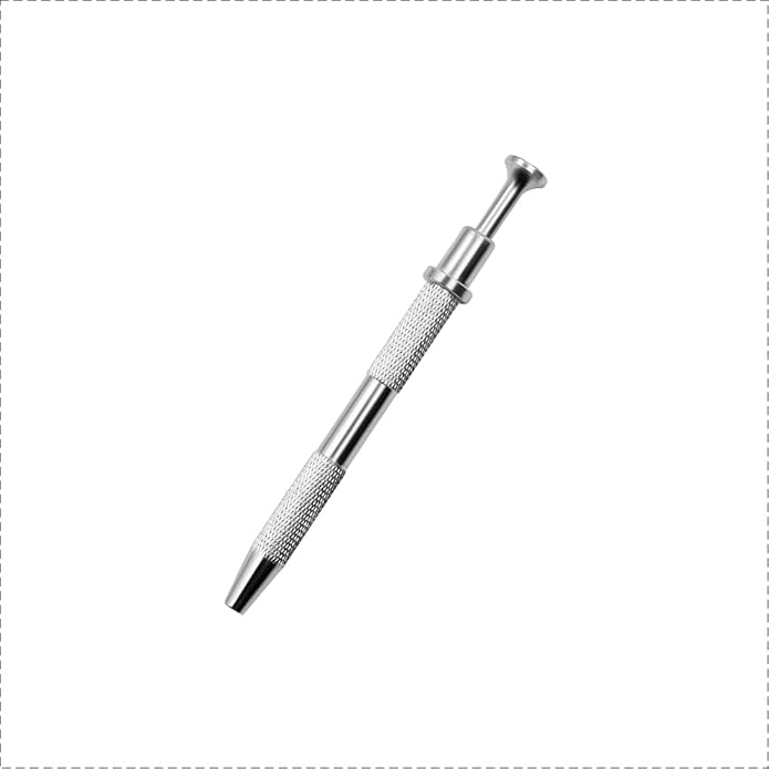 OUFER Piercing Ball Grabber, 16G 18G Flat Back Earrings Piercing Guide needle Tool, Surgical Steel Internally Threaded Push Pin External Thread Assistant Body Piercing Kit for Ear Nose Lip Tool