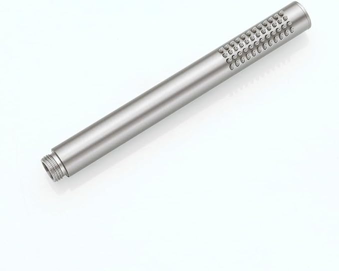 Hand Shower Round Wand Handheld Shower Spray High Pressure Single Function Luxury Hand Showerhead Brushed Nickel