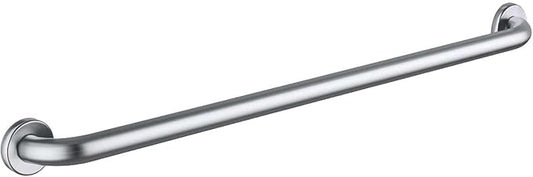 48" Restroom Grab Bar - Stainless Steel Wall Mounted Bathroom Safety Rail for Elderly, Shower or Toilet Use - 250 lb Weight Capacity - Commercial Grade Straight Grab Bar with Satin Finish