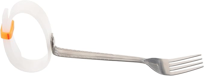 Elderly Adaptive Fork Non-Slip Handle for Hand and Disabilities Comfortable Grip Eating Utensil for Seniors and Disabled Adults Easy to Clean and Reliable