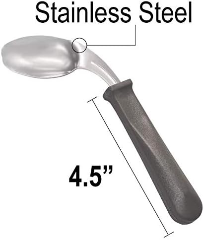 Rehabilitation Advantage Right Handed Grip Easy Offset Spoon