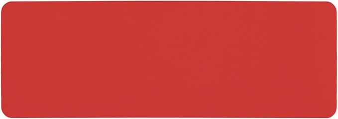 TYUU Christmas Bath Mat, Red Bathroom Rugs Non Slip Washable Thin Absorbent Bath Mat Fits Under Door Bathroom Floor Mat Perfect for Bath, Shower, or Sink 24"x70" Red