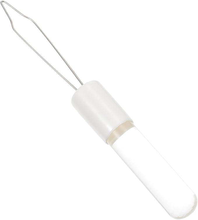 PLAFOPE Button Hook Dressing Aid Tool for Seniors and One Hand Button Assist Device with Non-Slip Handle Durable Steel Wire Buttoner for Shirts Dresses and Collars