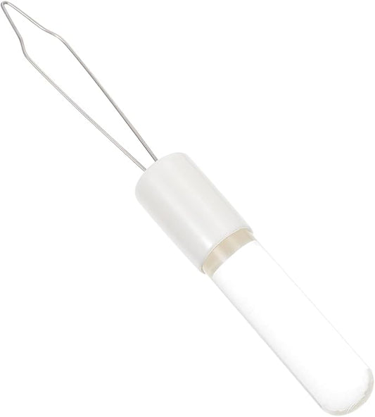 PLAFOPE Button Hook Dressing Aid Tool for Seniors and One Hand Button Assist Device with Non-Slip Handle Durable Steel Wire Buttoner for Shirts Dresses and Collars