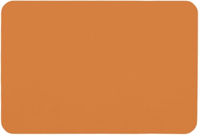 TYUU Bathroom Mat Quick Dry, Bathroom Rugs Non Slip Washable Thin Absorbent Bath Mat Fits Under Door Bathroom Floor Mat Perfect for Bath, Shower, or Sink 24"x36" Orange