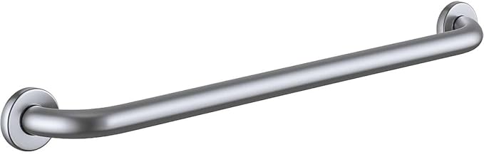 36″ Stainless Steel Restroom Grab Bar for Elderly - Heavy-Duty Wall Mounted Safety Handrail, 250 lb Support Handle for Toilet, Shower, Bathroom, Commercial & Home Use