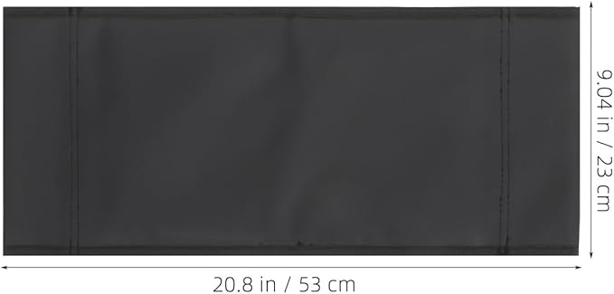 Removable Wheelchair Backrest Cushion Black, Stable Back Support for Wheelchair Replacement Part, Comfortable Mobility Aid for Seniors and Daily Use