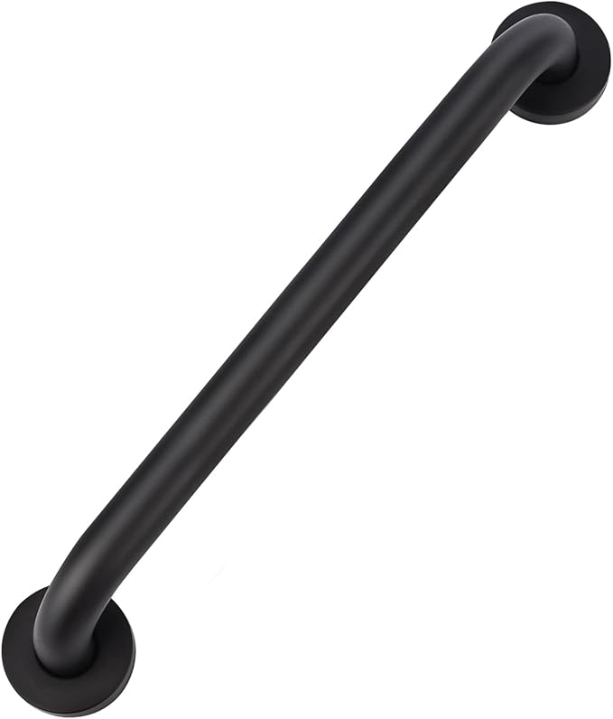 supregear Bathroom Grab Bar, 16 in Non-Slip 201 Stainless Steel Bathroom Safety Grab Bar Oil Rubbed Black Hand Rail for Bathtub Toilet Kitchen Bedroom Shower, Concealed Screw Wall Mounted