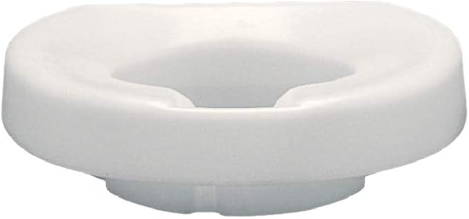 SP Ableware Maddak Tall-Ette 2-Inch Elevated Toilet Seat Compatible with Elongated and Standard Toilets (725831002)