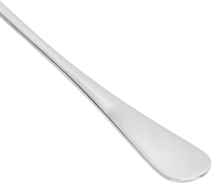 Self Feeding Curved Utensil Angled Spoon, Stainless Steel Curved Spoon, for Hand Tremors, Joint Pain or Elderly Use, Left Right Handed Grip Easy Offset Spoon(Right Hand)
