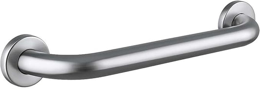 18" Stainless Steel Grab Bar for Bathroom - Wall Mounted Safety Rail with Satin Finish, 250 lb Capacity, Support Handle for Elderly, Toilet, Shower, Restroom, Home & Commercial Use