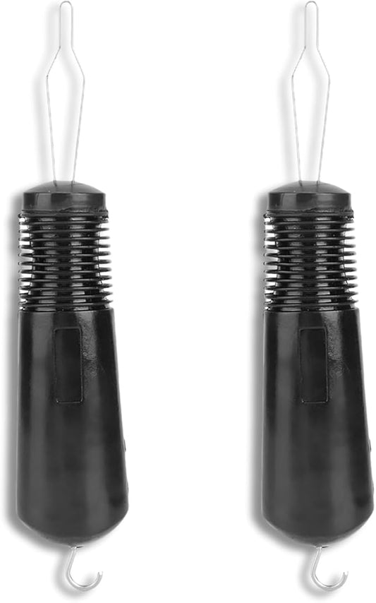 2PCS Button Hook with Zipper Pull, One Handed Button Helper Tool Stainless Steel Dressing Helper Assist Tool for Seniors Arthritis Weak Hands