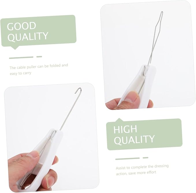 Mobestech Button Hooks for Clothes Tool to Help Button Jeans Pant Zipper Helper for Elderly Hook Helper Grabbers for Seniors Zipper Puller Dressing Aid Tool for Disabled