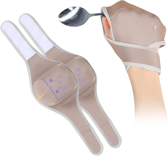 Universal Elastic Utensil Holder Cuff, Makes Mealtime or Other Activities Easier, for Elderly or Individuals with Weak Grip (Pack of 2 Count)