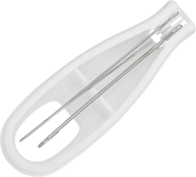 Angoily Button Hook and Zipper Pull Assistance Tool with Easy-Grip Handle for Seniors and Arthritis Quick Dressing Helper for Clothing Fasteners