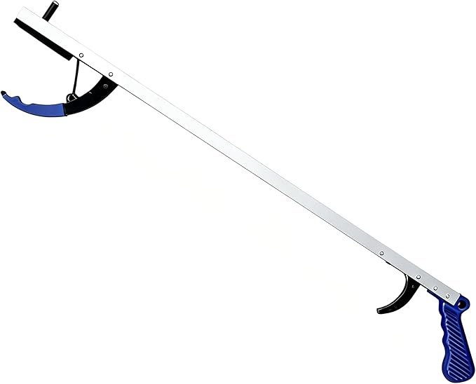 Blue Jay 32" Reacher Grabber Tool for Seniors - Lightweight Trash Picker Upper & Pick Up Stick with Magnetic Tip - Long Reach Mobility Aid for Wheelchair & Surgery Recovery