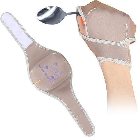 Universal Elastic Utensil Holder Cuff, Makes Mealtime or Other Activities Easier, for Elderly or Individuals with Weak Grip (Pack of 1 Count)