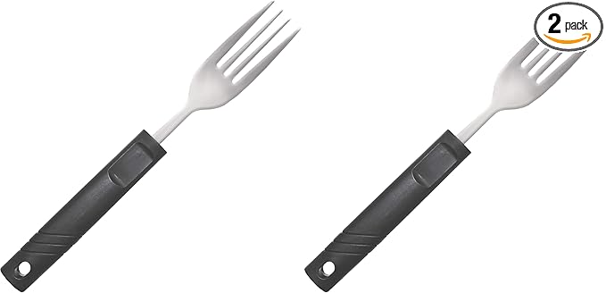 Rehabilitation Advantage Fork with Lightweight Plastic Handle (Pack of 2)
