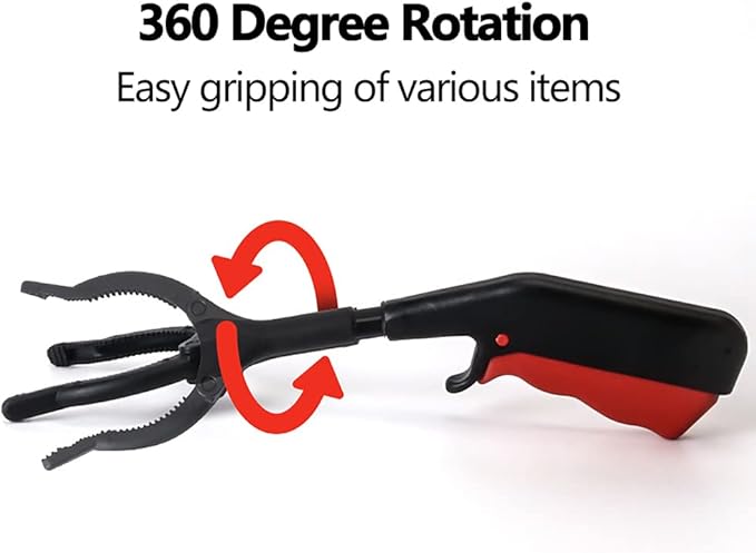 Grabber Tool, 2 PCS 30cm Short Grabber Reacher Tool, Portable Claw Rubbish Tong for Elderly, Disabled, Sanitation Workers(Size:2PACK)