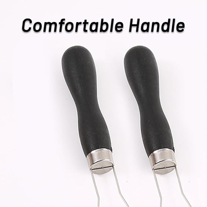 2 Pack Easy Button Hook - Button Assist Device Helper Tool - Stainless Steel Button Fastener Tool for Easy Button - One Hand Dressing Aids (2 Pack)