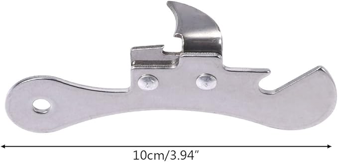 of Corkscrew Stainless Steel Compact Manual Tin Can Opener Manual Tin Can Opener Bottle Jar Beer, As Pic Shows