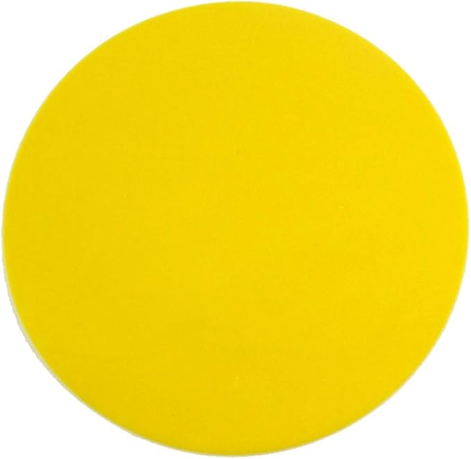 Set of 3, Silicone Jar Grip, Multi-purpose Jar Gripper Pads Bottle Lid Openers Round Kitchen Coasters (Yellow)