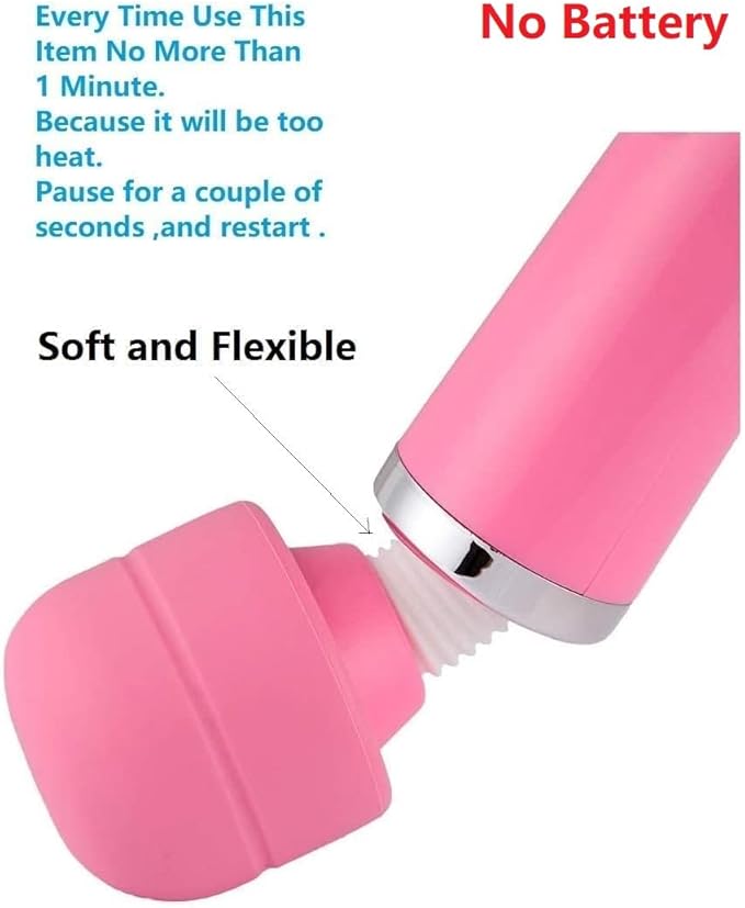Power Handheld Electric Back Body Vibrating Massager for Woman Sport Recovery Muscle ACH Pain Shoulder Neck Leg Hand Foot Massagers Tool (Pink Big Massage and Blue Mini Toy)
