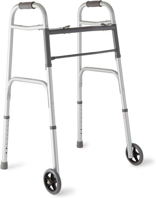 Dr. Dunley Lightweight Aluminum Walker (with Wheels)