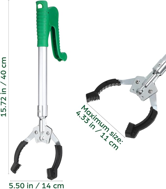 balacoo Heavy Duty Reacher Grabber Tool Pickup Aid for Seniors Disabled and Outdoor Use for Trash Bottles and Objects