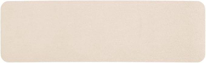 TYUU Bathroom Mat Quick Dry, Bathroom Rugs Non Slip Washable Thin Absorbent Bath Mat Fits Under Door Bathroom Floor Mat Perfect for Bath, Shower, or Sink 17"x59" Beige
