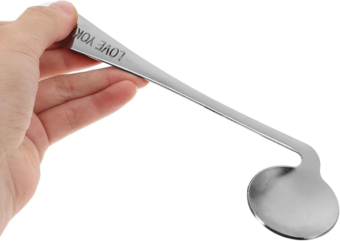 Left Handed Adaptive Utensils Set Stainless Steel Angled Fork and Spoon Easy Hold Offset Spoon Easy Offset Spork for Limited or Weak Grasp Elderly