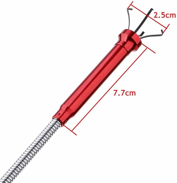 Flexible Grabber Claw Type Garbage Picker with LED Light arm Extension. Claw Grabber Magnetic Picking Tool,for Men, DIY Handyman, Father/Dad, Husband, Boyfriend, Women
