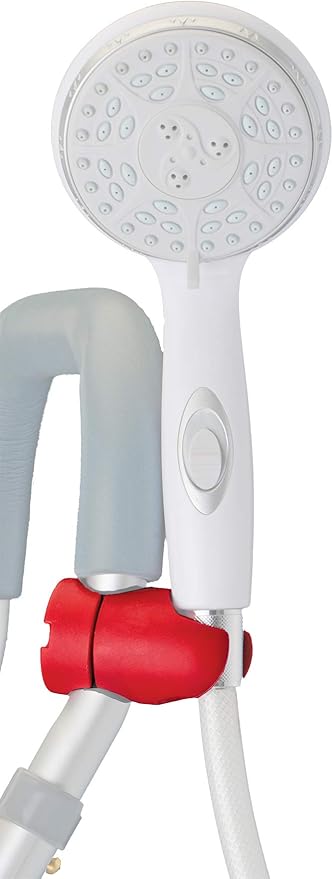 NOVA Handheld Shower Holder Attachment for Bath Seats & Transfer Benches – Universal Mount for Bath Stool, Shower Commode & Chairs, Adjustable, Secure, Easy Install Bathroom Accessory