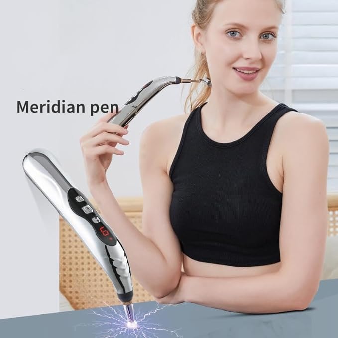 Acupuncture Pen, Electronic Acupuncture Pen, 5 in 1 Electronic Massage Pen, Acupuncture Machine Meridian Pen for Muscle Healing, Pain Relief