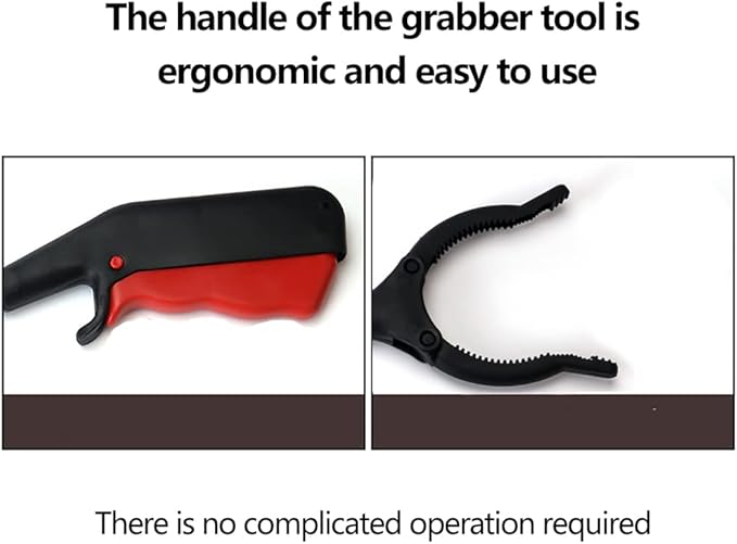 Grabber Tool, 2 PCS 30cm Short Grabber Reacher Tool, Portable Claw Rubbish Tong for Elderly, Disabled, Sanitation Workers(Size:2PACK)