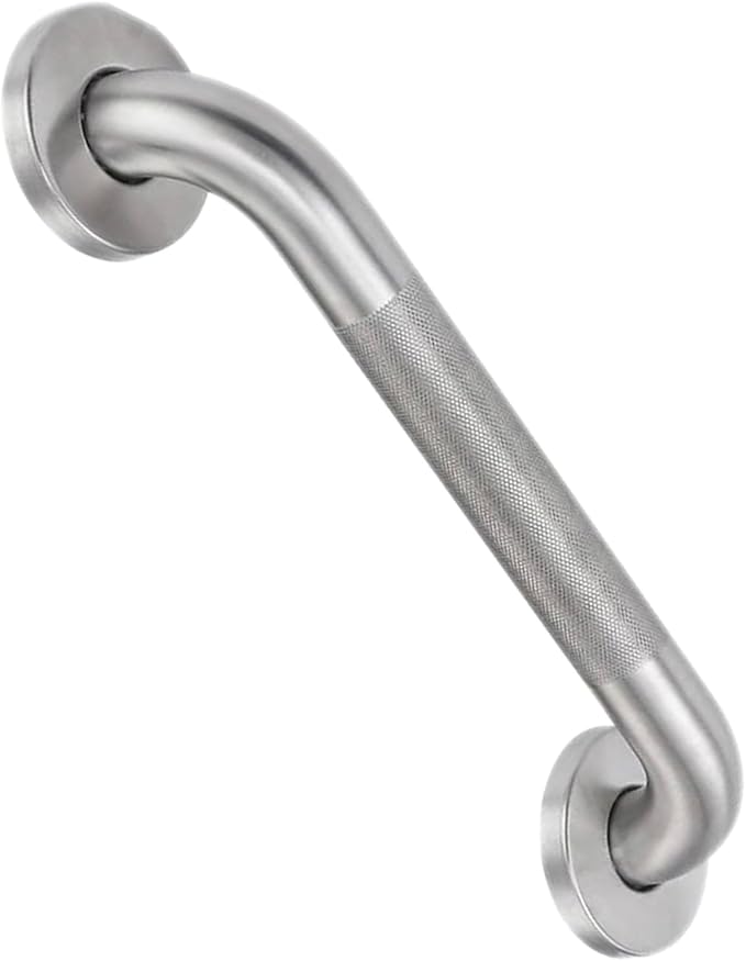 12 Inch Shower Grab Bar, Anti Slip Grab Bar for Bathtubs Showers Toilet, Safety Stainless Steel Shower Handles Hand Rail for Senior, Elderly, Handicap, Pregnant, Children
