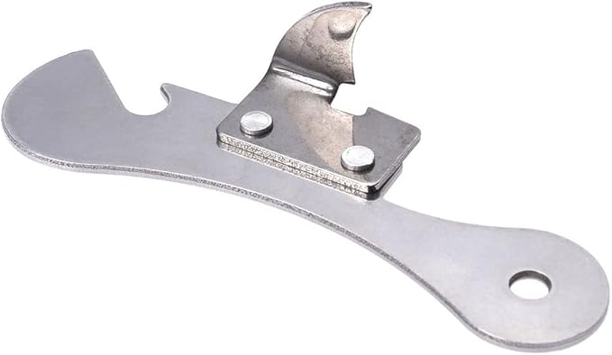 of Corkscrew Stainless Steel Compact Manual Tin Can Opener Manual Tin Can Opener Bottle Jar Beer, As Pic Shows