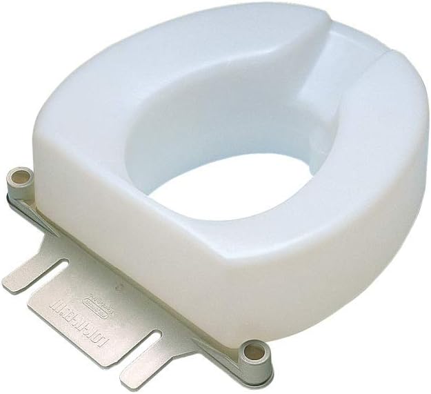 SP Ableware Maddak Tall-Ette 2-Inch Elevated Toilet Seat Compatible with Elongated and Standard Toilets (725831002)