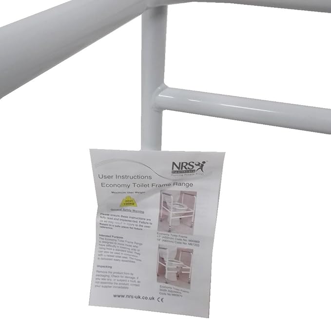 NRS Healthcare Width Adjustable Toilet Frame