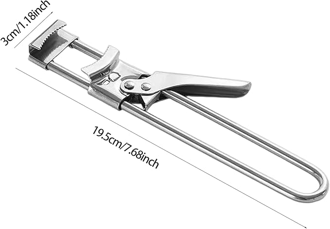 Adjustable Stainless Steel Jar Opener, Easy Grip Manual Bottle & Tight Lid Opener for Elderly, Arthritis, Women and Children (1)