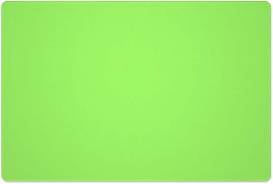Silicone Placemats, Food-Grade Non-Slip Waterproof, Dining, Stain Resistant, Countertop Protector, Kitchen Counter Mat, Heat Resistant, Baking mat Dishwasher Safe (23.6"×15.7"-1pack, Green)