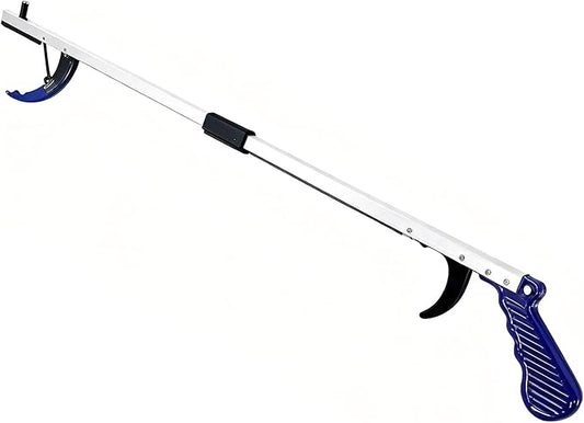 Blue Jay Reacher Grabber Tool for Elderly, 32" Foldable Pickup Stick with Magnetic Tip & Ergonomic Soft Grip. Lightweight Long Reach Claw for Trash, Litter, Mobility Aid for Wheelchair
