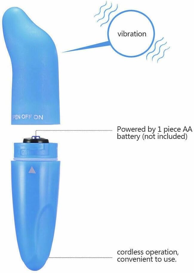 Power Massager Handheld Tool Electric Foot Neck Back Hand Leg Arm Muscle Aches for Women Men Therapy Pain Relief Deep Tissue Toy Massage (Pink Big and Blue Small)